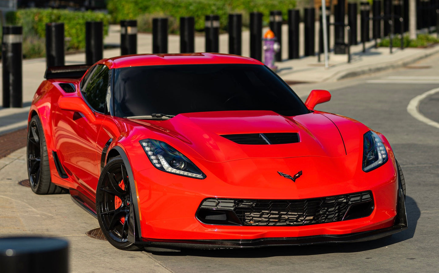 CORVETTE C7 V1 Carbon Fiber Front Lip | Z06 | Z07 |