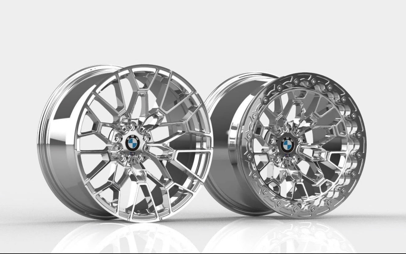 BMW G8X CS Style Forged Wheels With Matching Beadlocks | LR Forged