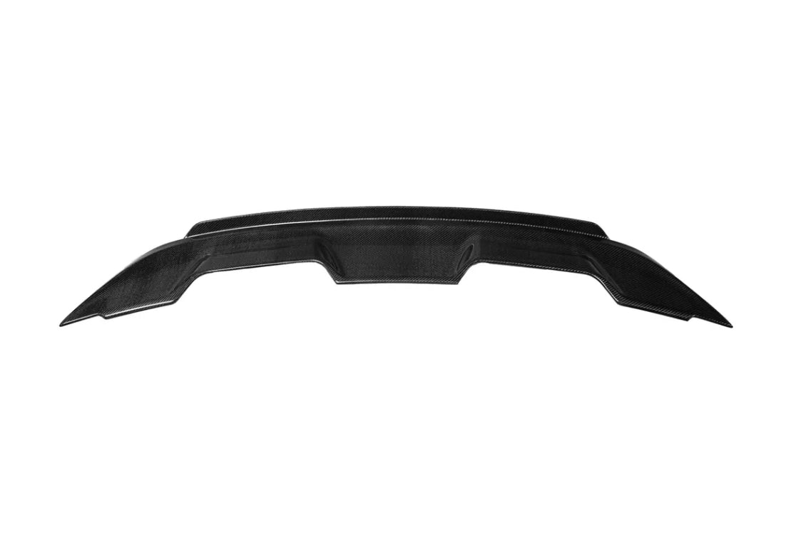 Ford Mustang GT500 style carbon fiber wing rear view, Los Reyes Performance