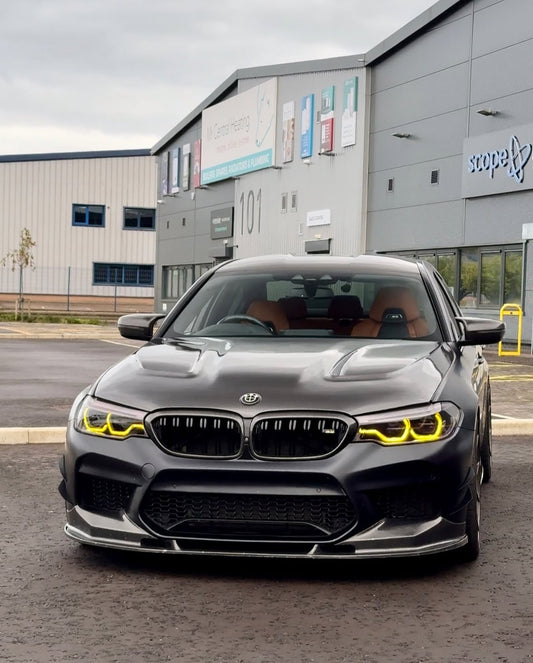 CSL Yellow Headlight DRL Modules | BMW G30 5 Series & F90 M5