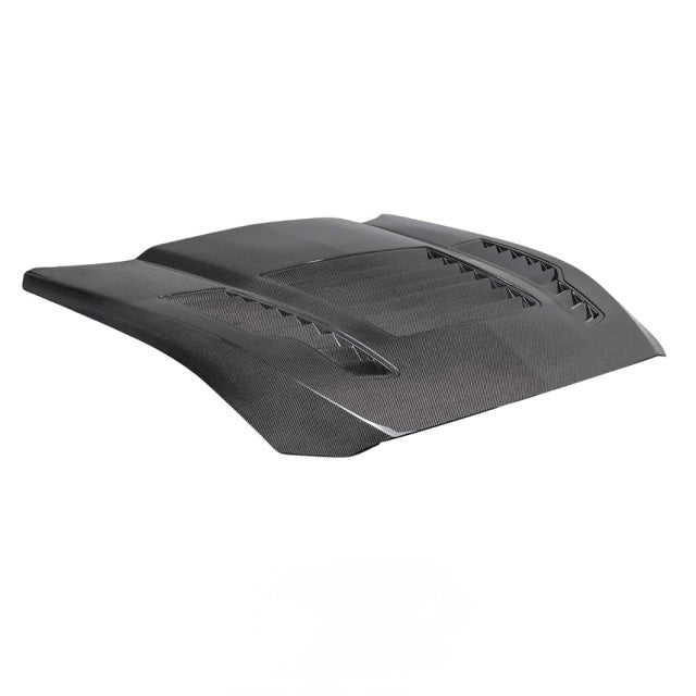 Ford Mustang S650 GT4 Style Carbon Fiber Hood, Los Reyes Performance