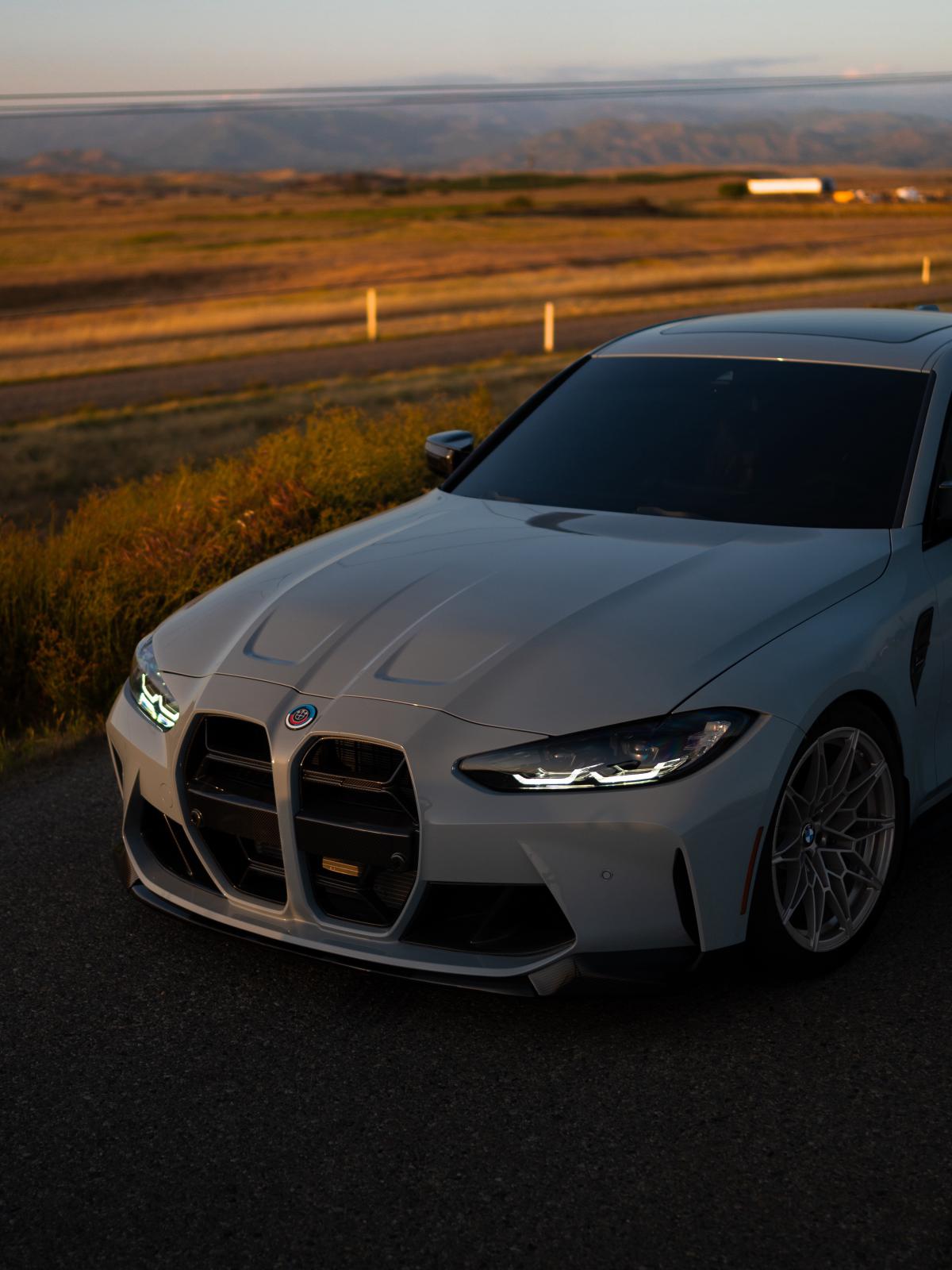 CSL Style Carbon Fiber Front Grilles - BMW G80 M3 & G82/G83 M