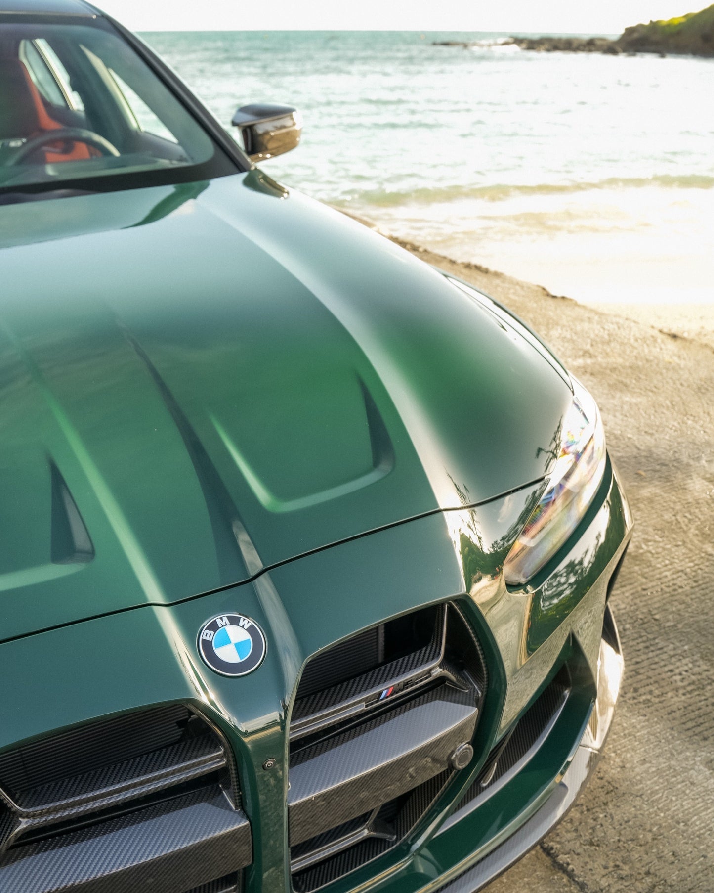 CSL Style Carbon Fiber Front Grilles - BMW G80 M3 & G82/G83 M