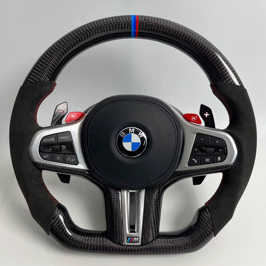 Carbon Fiber Flat Bottom Steering Wheel | BMW F90 M5