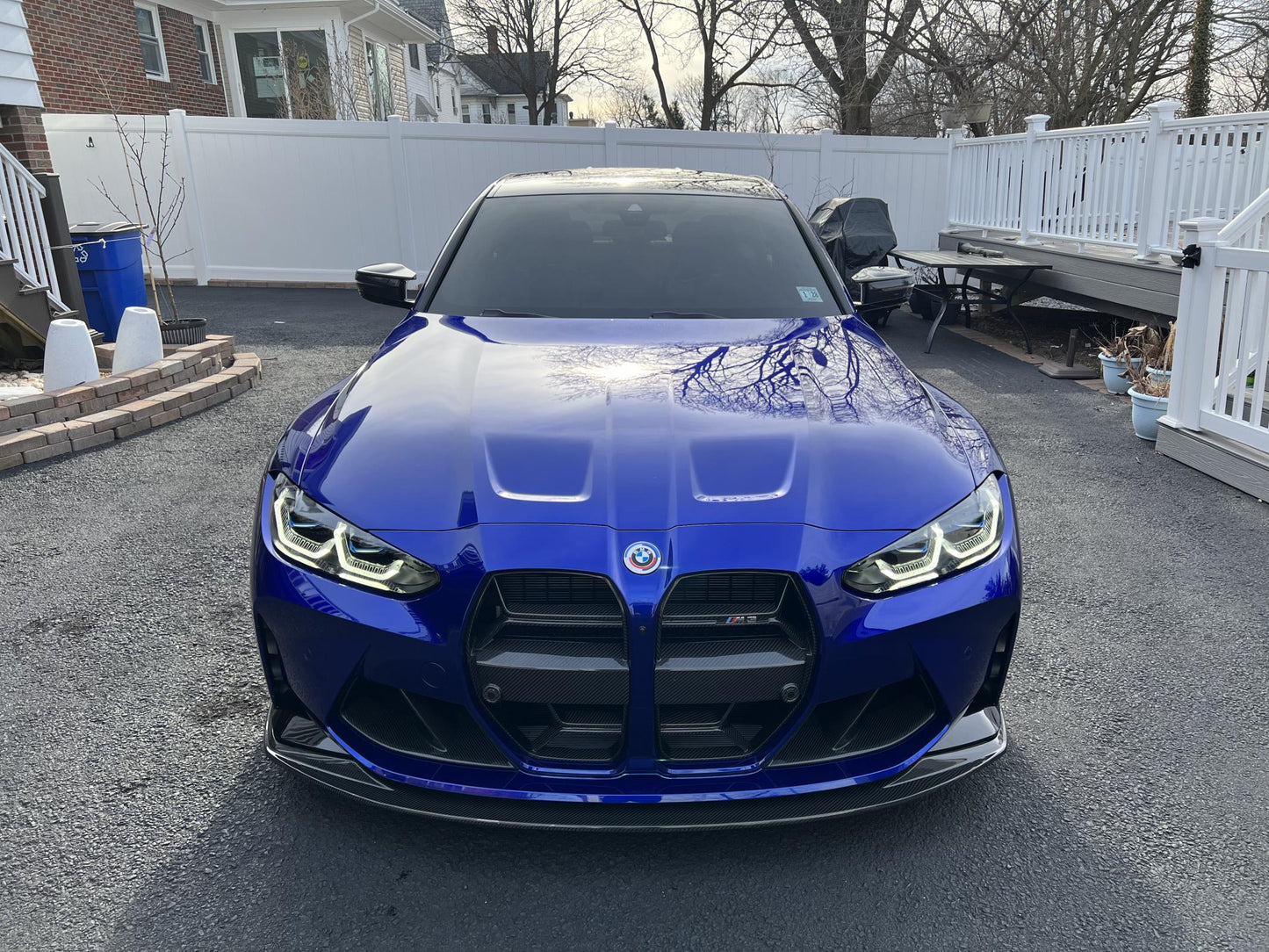 CSL Style Carbon Fiber Front Grilles - BMW G80 M3 & G82/G83 M