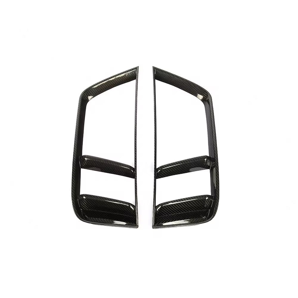 Audi R8 V10 Gen 2 Carbon Fiber Rear Side Grill rear three-quarter view, Los Reyes Performance
