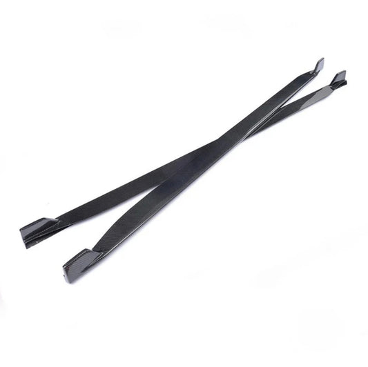 LR Carbon Fiber Side Skirts V2 | Ford Mustang 2015-23