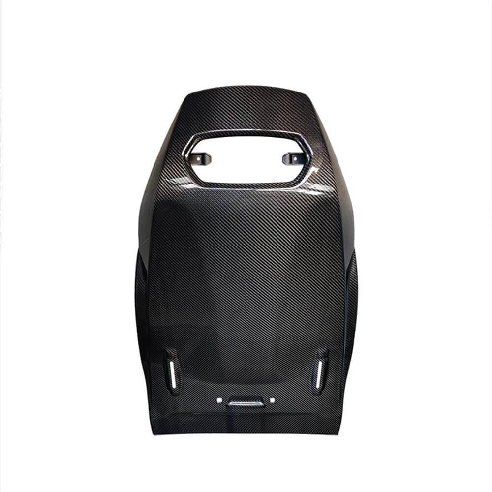 Lamborghini Urus Carbon Fiber Seat Backing installed, Los Reyes Performance