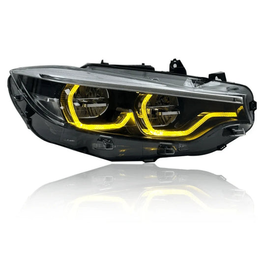 IKON II Style Color Swapping LED Headlights | BMW F80 M3 / F82 M4 / F32 4 Series Los Reyes Performance