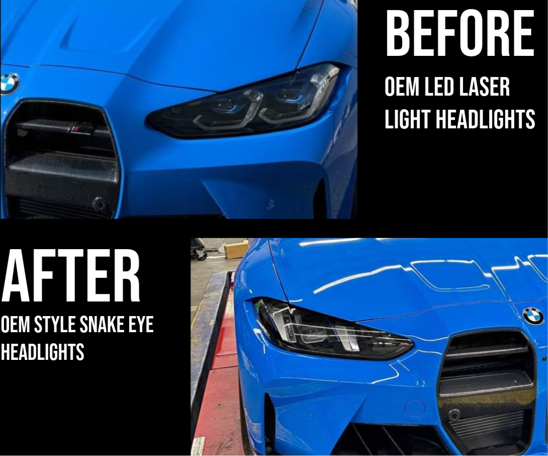 LCI Style Snake Eye LED Headlights | BMW G80/G82 - Los Reyes