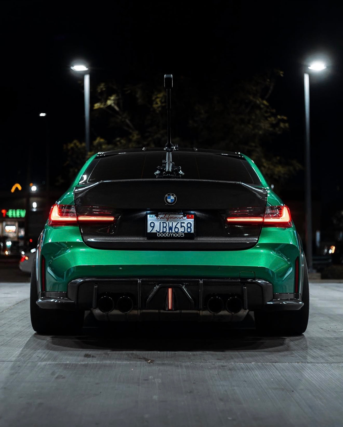 F1 Style Dry Carbon Fiber Rear Diffuser | BMW G80 M3 2021-27 Los Reyes Performance