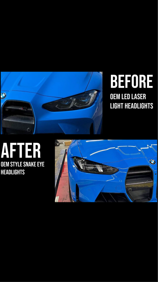 LCI Style Snake Eye LED Headlights | BMW G80/G82 - Los Reyes