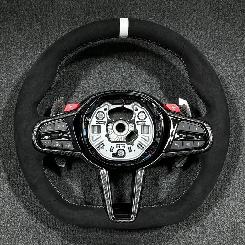 G8X M2 M3 M4 LCI Alcantara Steering Wheel Los Reyes Performance