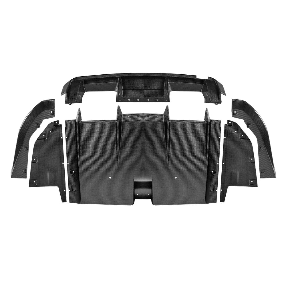PSM Style Dry Carbon Fiber Diffuser Los Reyes Performance