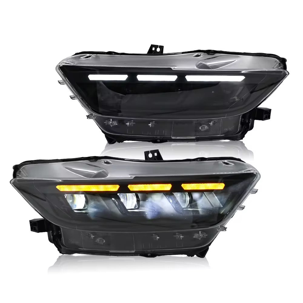 S650 Style DRL Headlights | 15-17 Mustang GT GT350/GT500