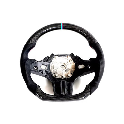 BMW G8X Carbon Fiber Steering Wheel w/ Rpm lights