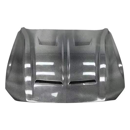 Super Snake Style Carbon Fiber Hood | Ford Mustang GT/GT350|GT500 S550