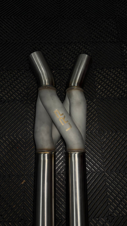 LRP Z Tech Equal Length Mid Pipe Exaust | BMW G8X Los Reyes Performance