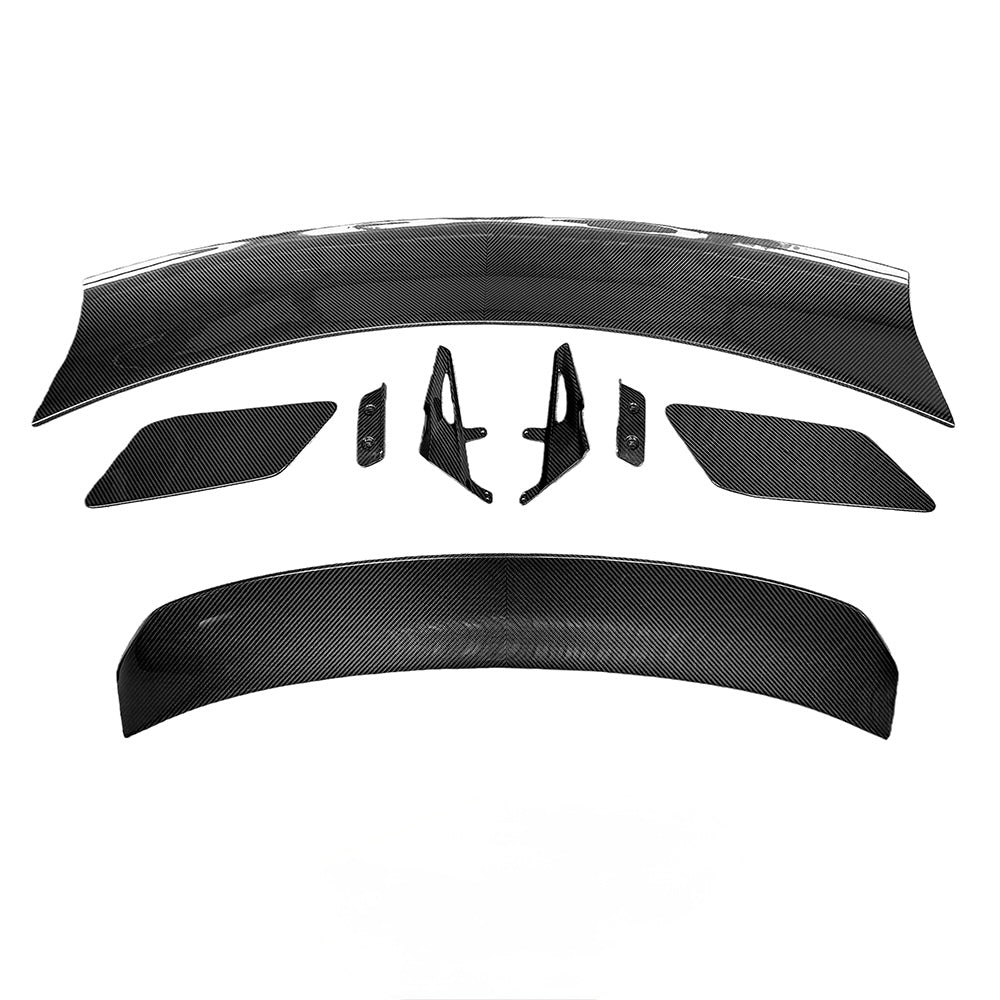 Dark Horse SC Style Dry Carbon Fiber Rear Spoiler Wing | Ford Mustang Gen7 S650 2024-On Los Reyes Performance