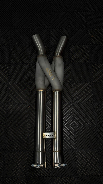 LRP Z Tech Equal Length Mid Pipe Exaust | BMW G8X Los Reyes Performance