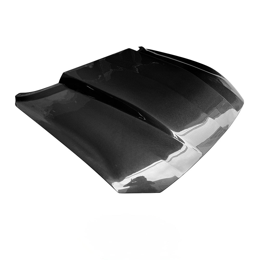 Supercharged Style Carbon Fiber Cowl Hood | Ford Mustang Gen6 S550 2015-2017 Los Reyes Performance