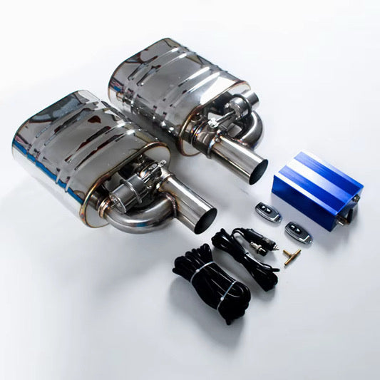 UNIVERSAL VALVED EXAUST MUFFLER KIT