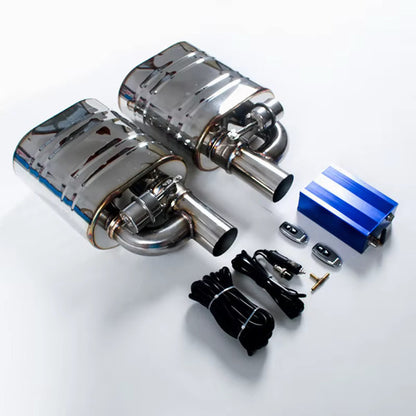 UNIVERSAL VALVED EXAUST MUFFLER KIT
