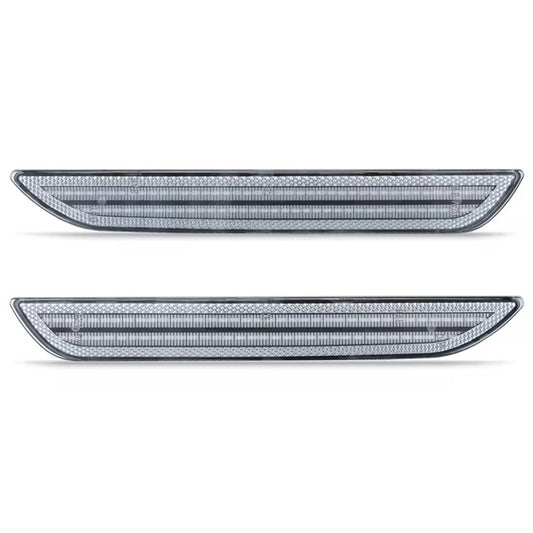 LED Clear Side Marker Rear Bumper | Ford Mustang S550 Eco/GT/GT350/GT500 - Los Reyes Performance