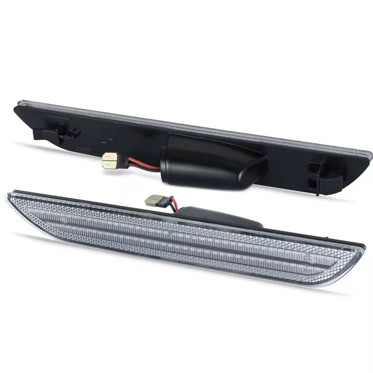 LED Clear Side Marker Rear Bumper | Ford Mustang S550 Eco/GT/GT350/GT500 - Los Reyes Performance
