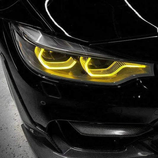 CSL Yellow Headlight DRL Modules - BMW F80 M3 & F82 / F83 M4 Los Reyes Performance