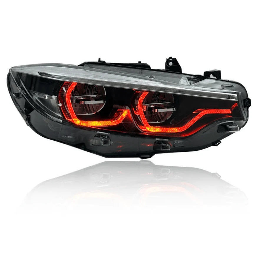 IKON II Style Color Swapping LED Headlights  | BMW F80 M3 / F82 M4 / F32 4 Series Los Reyes Performance