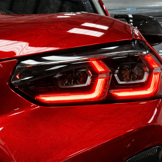 LRP RED DRL Module Upgrade | BMW F97 X3M F98 X4M G01 X3 (2022-Present LED ONLY) Los Reyes Performance