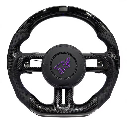 LRP Carbon Fiber Steering Wheel | Ford Mustang 15-23 Los Reyes Performance