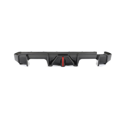 BMW Carbon fiber diffuser  with red LED 